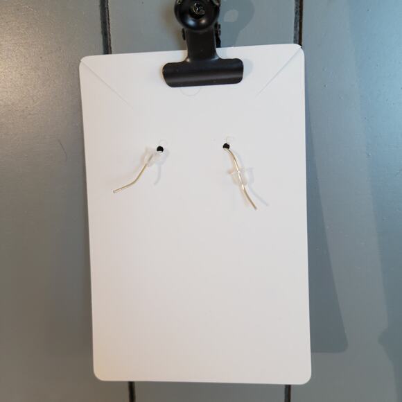 Boho Dangle Earrings Silver Tone Teardrop Floral  Yellow Enamel Faux Pearl 2.4" - Picture 5 of 10